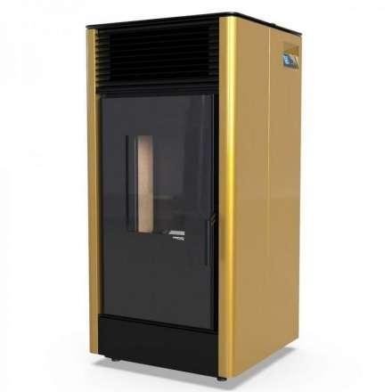 Пеллетный печь-камин DEFRO HOME MYPELL золотой Амазонка бай фото в Минске