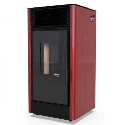 Пеллетный печь-камин DEFRO HOME MYPELL бордовый Амазонка бай фото в Минске