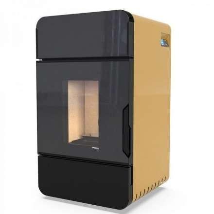 Пеллетный печь-камин DEFRO HOME OMNIPELL золотой Амазонка бай фото в Минске