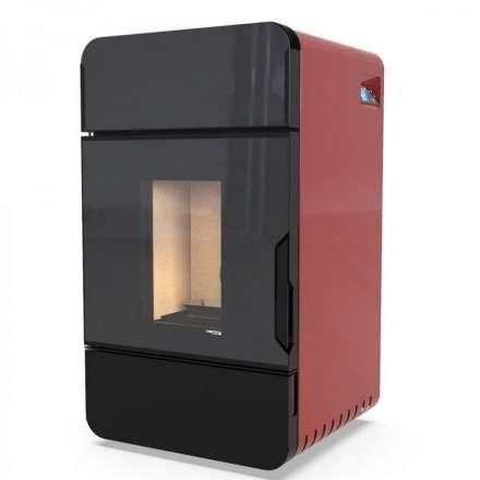 Пеллетный печь-камин DEFRO HOME OMNIPELL бордовый Амазонка бай фото в Минске