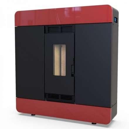 Пеллетный печь-камин DEFRO HOME AIRPELL бордовый Амазонка бай фото в Минске