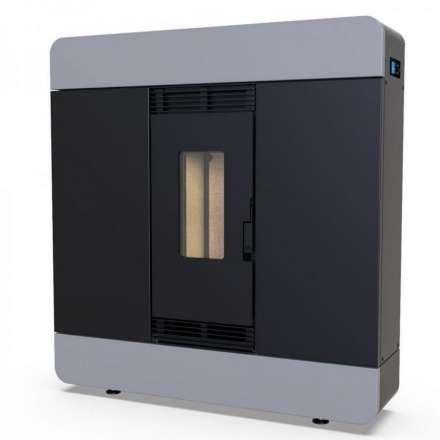 Пеллетный печь-камин DEFRO HOME AIRPELL серый Амазонка бай фото в Минске