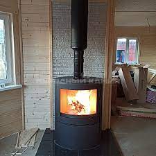 Купить Печь-камин Kratki Koza/AB/S/2 (сталь) стальной в интерьере в Минске Амазонка бай фото в Минске