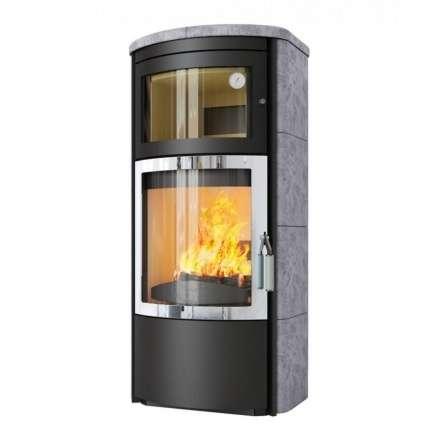 Печь-камин с духовкой HARK Roma GT ECOplus серый Амазонка бай фото в Минске