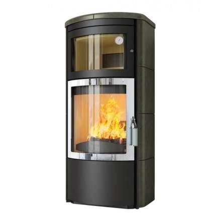 Печь-камин с духовкой HARK Roma GT ECOplus зеленый Амазонка бай фото в Минске