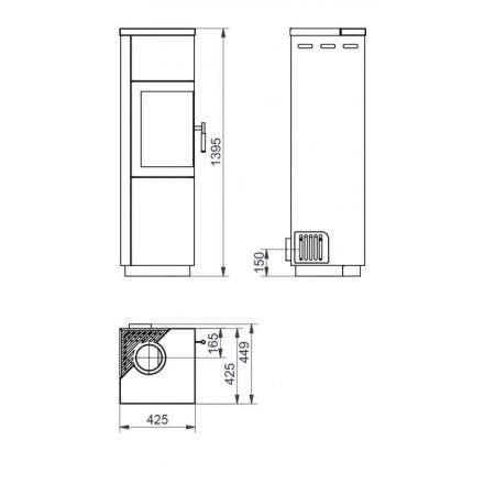 Печь-камин в интерьере HARK 112 ECOplus угловой с шамотом Амазонка бай фото в Минске