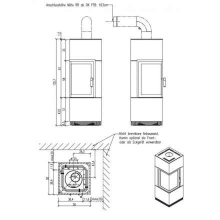 Печь-камин HARK Fifty 1.0 ECOplus Амазонка бай фото в Минске