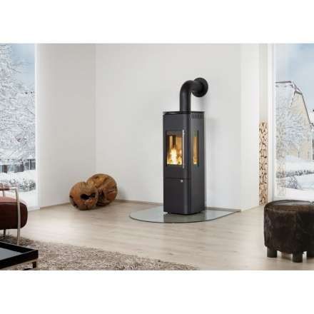 Печь-камин HARK 122-3 ECOplus в интерьере Амазонка бай фото в Минске