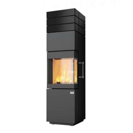 Печь-камин HARK 140 ECOplus mit Kachelaufsatz черный Амазонка бай фото в Минске