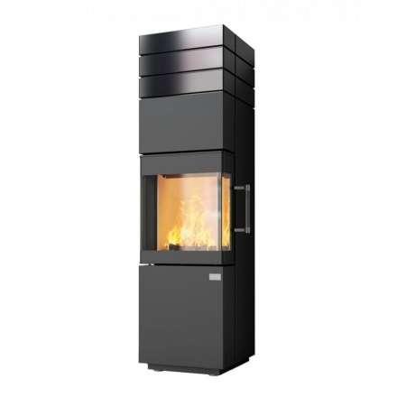 Печь-камин HARK 140 ECOplus mit Kachelaufsatz черный Амазонка бай фото в Минске