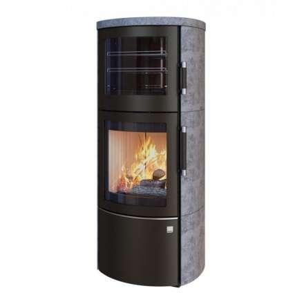 Печь-камин с духовкой HARK 44-5. Roma GT ECOplus серый Амазонка бай фото в Минске