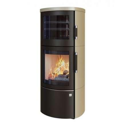 Печь-камин с духовкой HARK 44-5. Roma GT ECOplus бежевый Амазонка бай фото в Минске