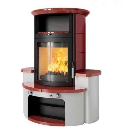 Печь-камин HARK 34 GT ECOplus красный Амазонка бай фото в Минске