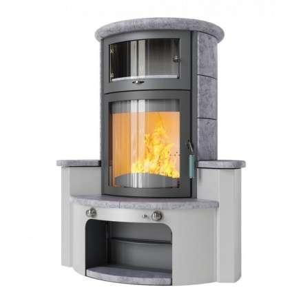 Печь-камин HARK 63 GT ECOplus серый Амазонка бай фото в Минске