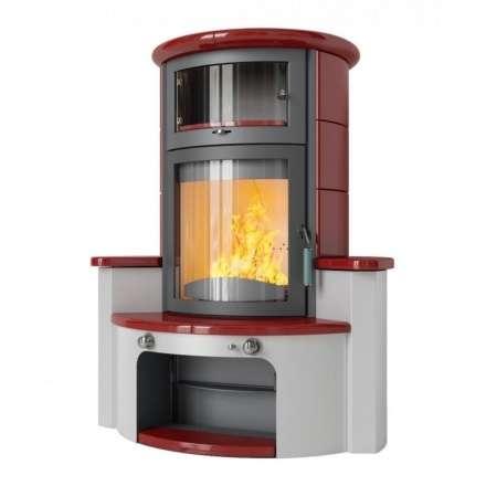 Печь-камин HARK 63 GT ECOplus красный Амазонка бай фото в Минске