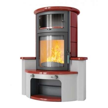 Печь-камин HARK 63 GT ECOplus красный Амазонка бай фото в Минске