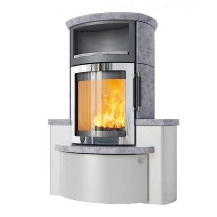 Печь-камин HARK 44-5.34 GT ECOplus белый Амазонка бай фото в Минске