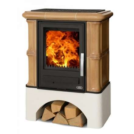 Кафельная печь ABX Bavaria К с теплообменником и ровным цоколем Амазонка бай фото в Минске