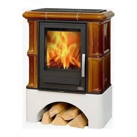 Кафельная печь ABX Bavaria К с теплообменником и ровным цоколем в Минске