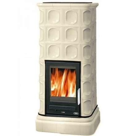 Кафельная печь ABX Kaledonie K со стальной топкой, в кафельной облицовке в Минске