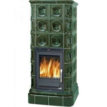 Кафельная печь ABX Kaledonie K со стальной топкой, в кафельной облицовке в Минске