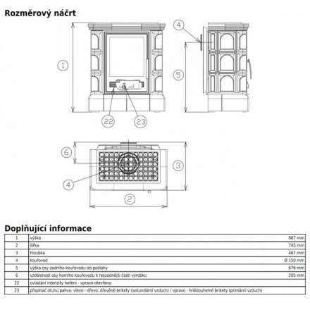 Кафельная печь ABX Iberia L, с чугунной топкой, с прямым цоколем в Минске