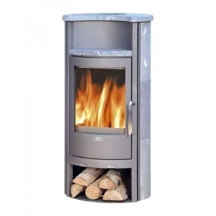 Печь-камин ABX Pori 7 Aqua с теплообменником Амазонка бай фото в Минске