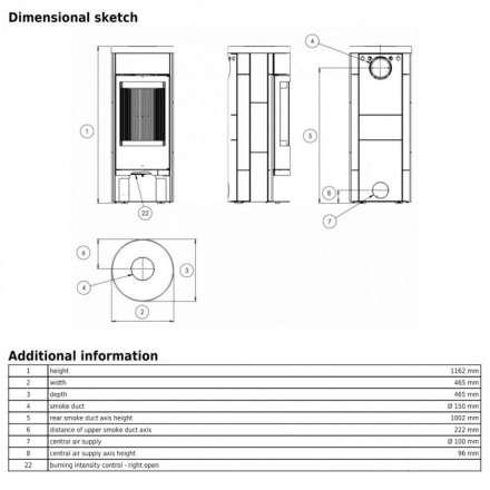 Печь-камин ABX Vigo в Минске
