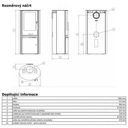 Печь-камин ABX Reno в Минске