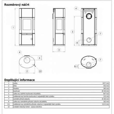Печь-камин ABX Atrium 4 в Минске