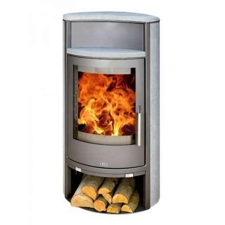 Печь-камин ABX Yago 7 Aqua с теплообменником в Минске