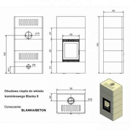 Купить Кафельную печь Kratki BLANKA/KAFEL/K амазонка бай фото в Минске