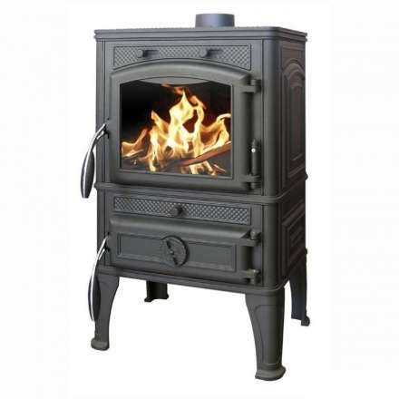 Печь-камин Guca LAVA THERMO из чугуна с водяным контуром фото в Минске