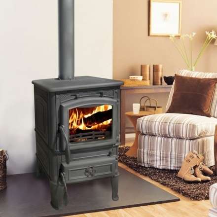 Печь-камин Guca LAVA с плитой из чугуна в Минске