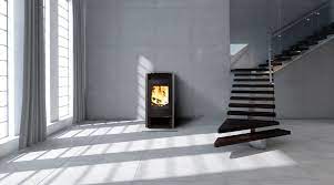 Купить Печь-камин KFD EWA в интерьере чугунная в Минске в Минске