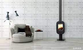 Купить Печь-камин KFD LIDIA в интерьере чугунная в Минске в Минске