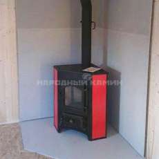 Купить Печь-камин Везувий ПК-01 (270) угловой красный 9 кВт в Минске в Минске