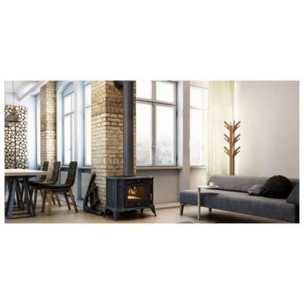 Купить Печь-камин Kratki Koza K9 в интерьере в Минске Амазонка бай фото в Минске