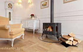 Купить Печь-камин Kratki Koza K9 с водяным контуром в интерьере в Минске Амазонка бай фото в Минске