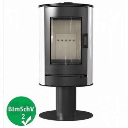 Купить Печь-камин Kratki KOZA/AB/S/N/KAFEL/BIALY (кафель белый) в интерьере в Минске Амазонка бай фото в Минске