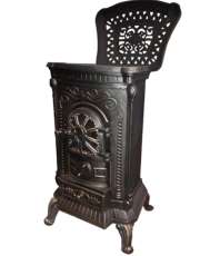 Чугунная печь-камин Амбра Eurokom фото в Минске