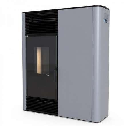 Пеллетный печь-камин DEFRO HOME SLIMPELL серый Амазонка бай фото в Минске