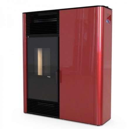 Пеллетный печь-камин DEFRO HOME SLIMPELL бордовый Амазонка бай фото в Минске