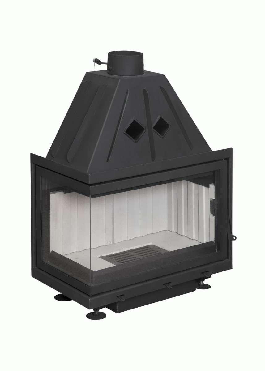 Каминная топка Экокамин Альфа 700 L два стекла левая купить в Минске