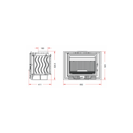 Каминная топка Invicta 700 ECO 14kW в Минске