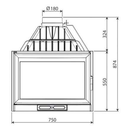 Каминная топка NORDflam Remus в Минске