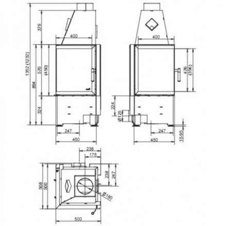 Каминная топка HARK Radiante 500/45 K ECOplus в Минске