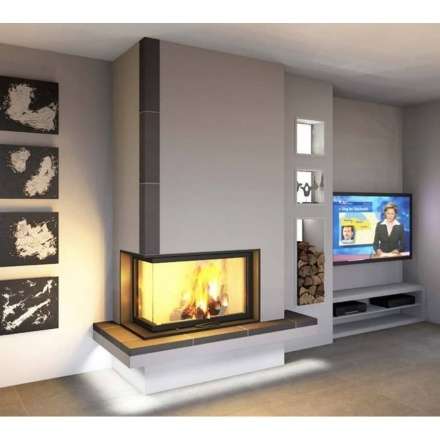 Каминная топка Austroflamm 89x49x45 S 2.0 левая подъёмный механизм в Минске