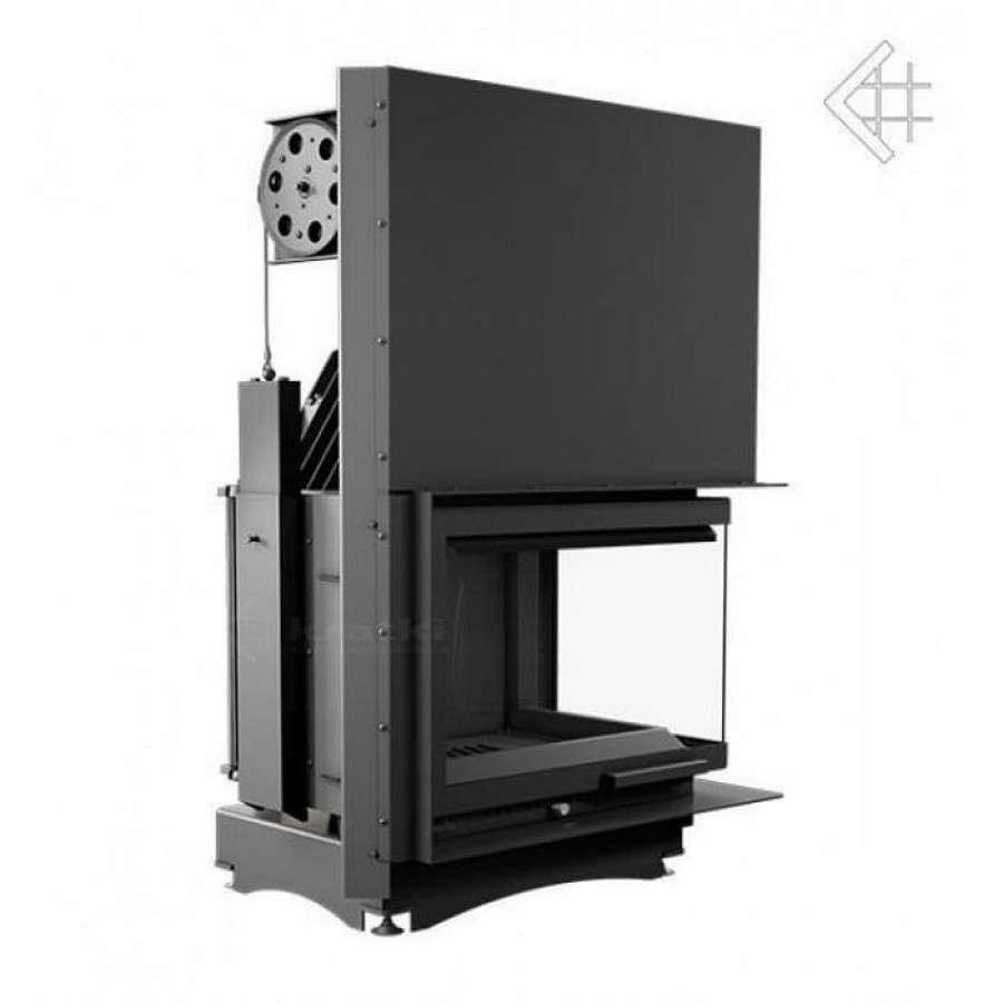 Каминная топка Kratki Zuzia/P/BS/G (угловое стекло справа,гильотина) Амазонка бай фото в Минске