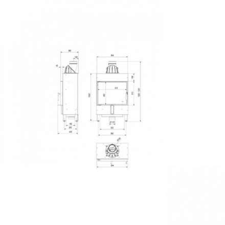 Каминная топка Kratki Lucy/12/Slim в Минске
